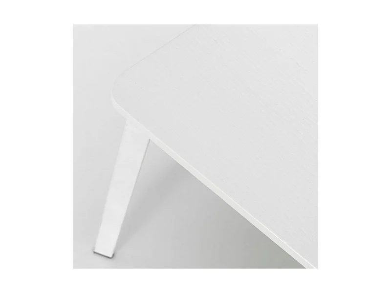 Set di 4 sedie moderne in legno laccato "Ade" da pranzo struttura in metallo cm 51,5x51 82h