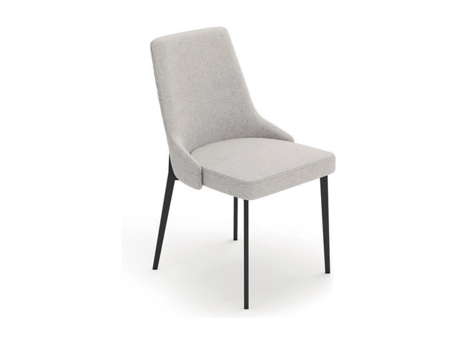 2er-Set moderne Stühle "Venus" aus pflegeleichtem Stoff, funktional für das Wohnzimmer, cm 58,5 x 48,5, 89h