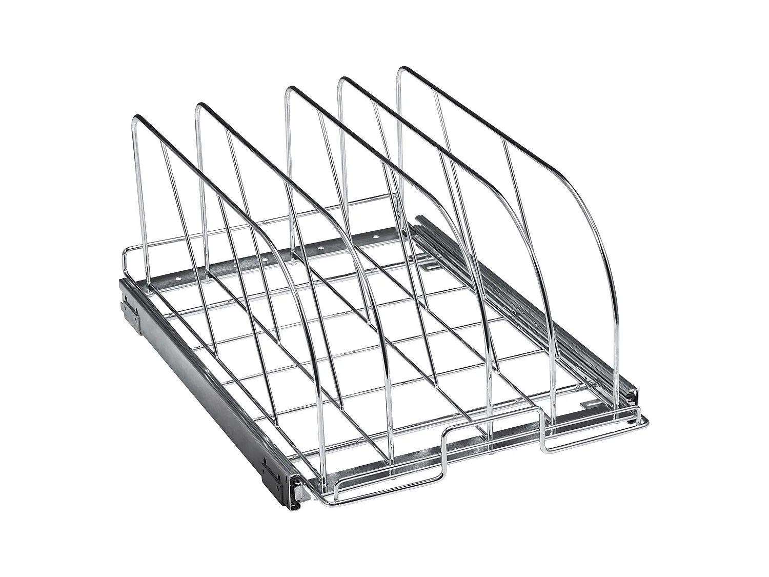 Support de Rangement SucceBuy pour Casseroles et Poêles, Support de Couvercle Extensible Réglable, Sous Armoire