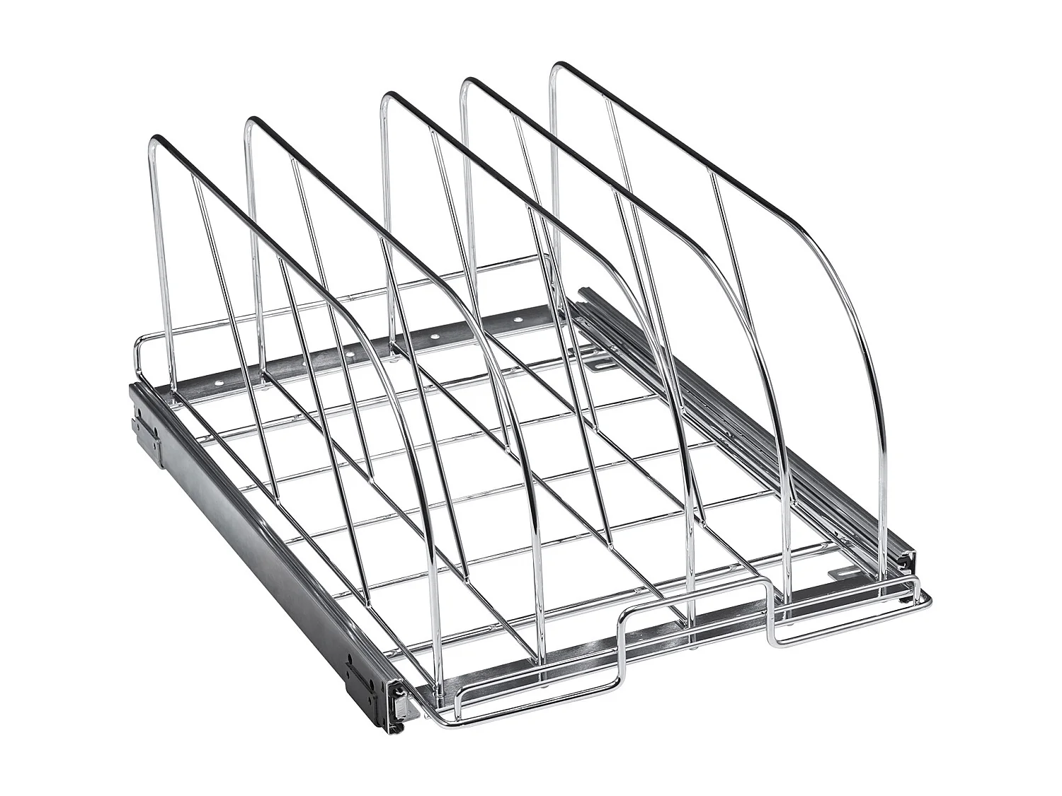 Soporte de Almacenamiento SucceBuy para Olla y Sartén, Soporte de Tapa Extensible Regulable, Bajo el Armario