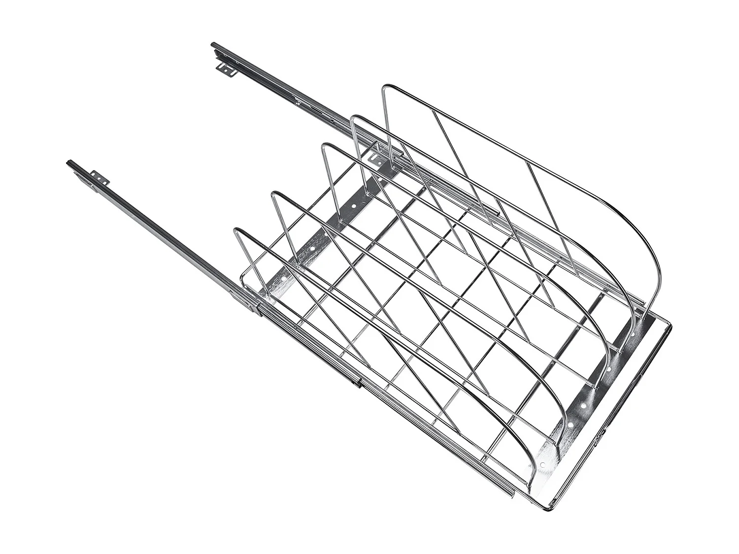 Soporte de Almacenamiento SucceBuy para Olla y Sartén, Soporte de Tapa Extensible Regulable, Bajo el Armario