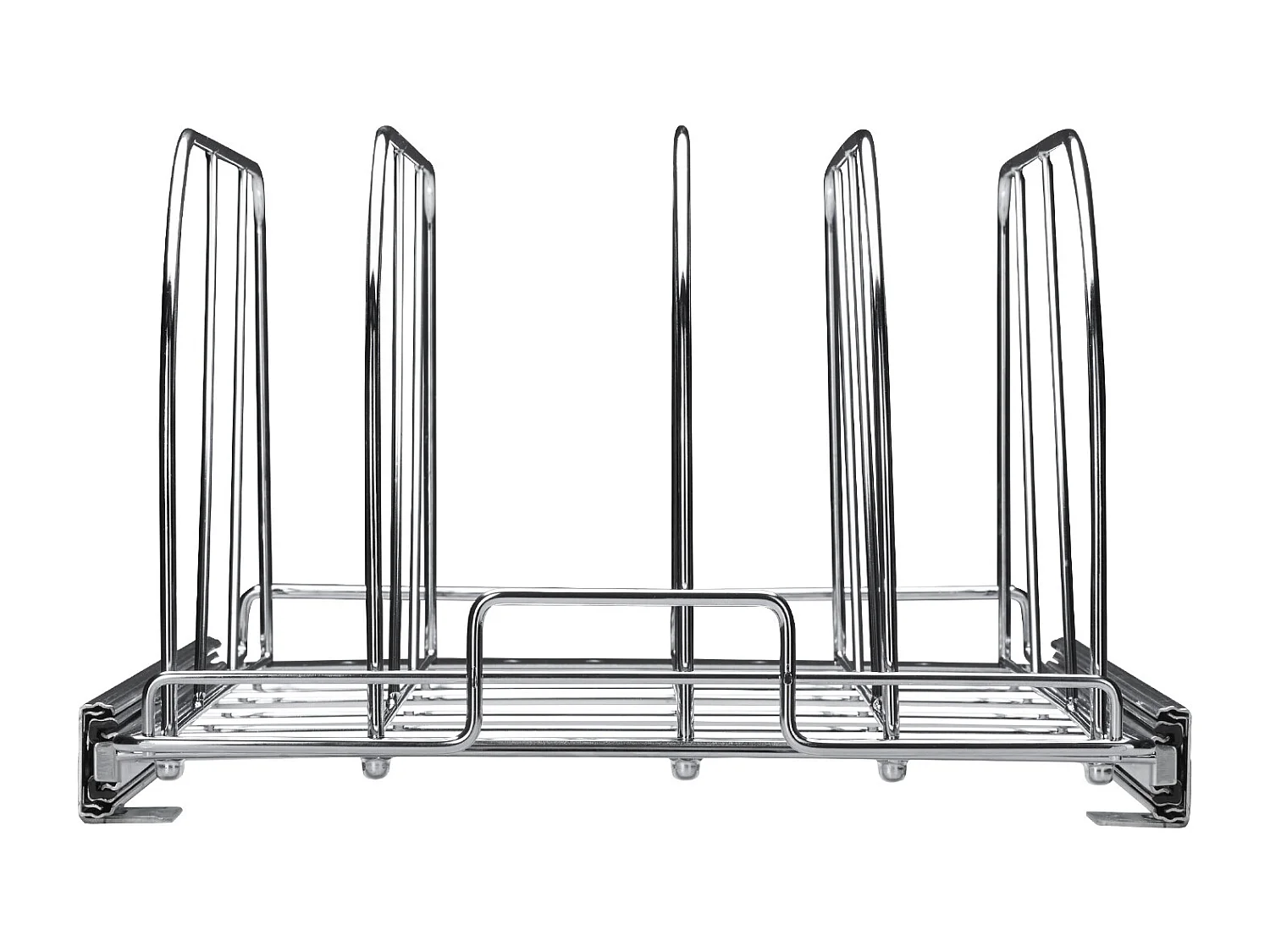 Soporte de Almacenamiento SucceBuy para Olla y Sartén, Soporte de Tapa Extensible Regulable, Bajo el Armario