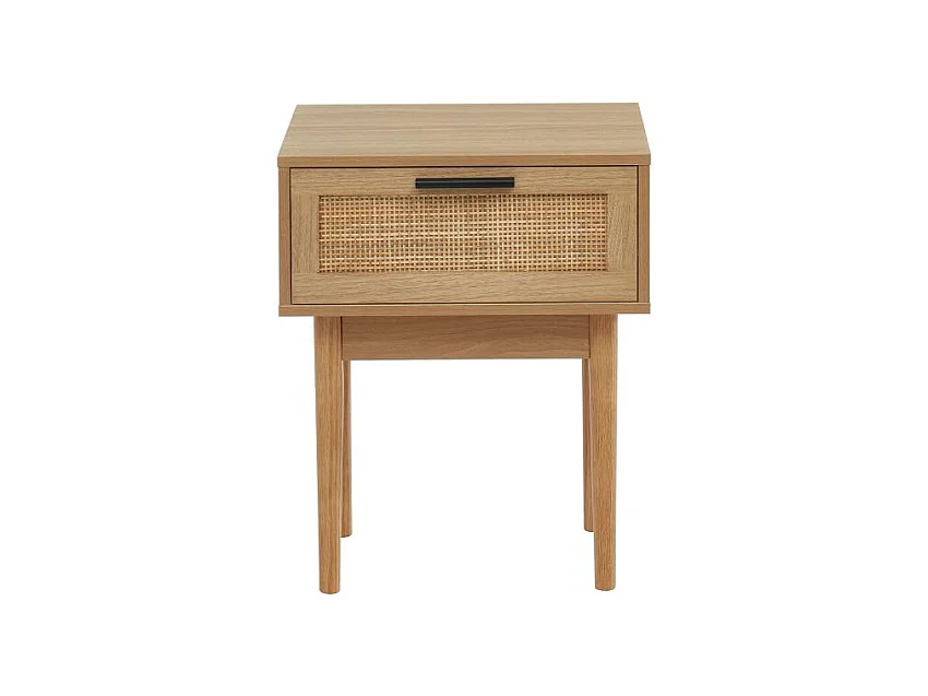 Table de chevet cannage rotin 1 tiroir ZIRCON