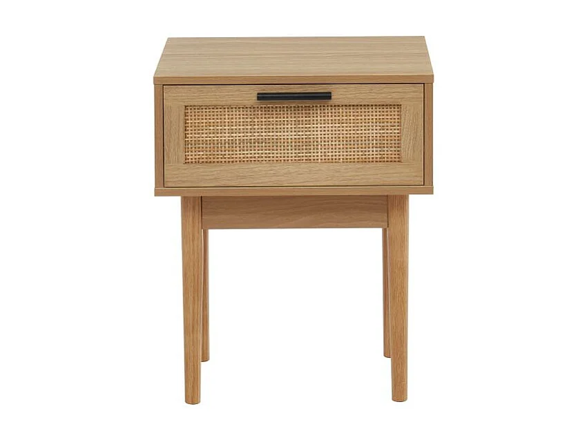 Table de chevet cannage rotin 1 tiroir ZIRCON