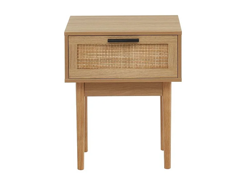Table de chevet cannage rotin 1 tiroir ZIRCON