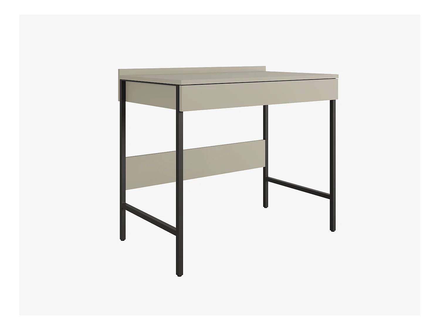 Secretária PORTO 90/120 x 55 – Estilo loft moderno com gaveta – Pernas metálicas – Carvalho Artisan, Cashmere ou Antracite – Design minimalista sem puxadores