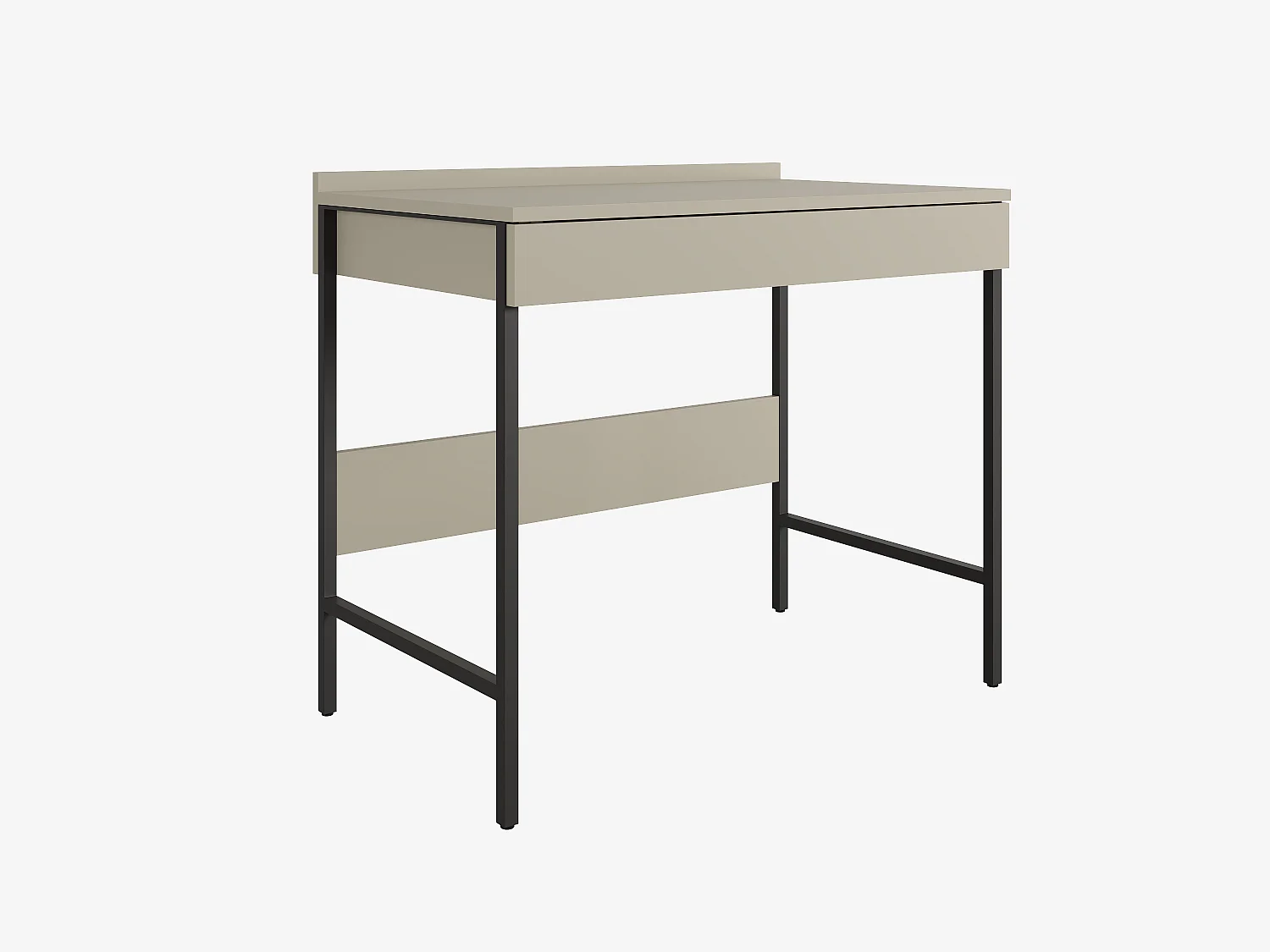 Escritorio PORTO 90/120 x 55 – Estilo loft moderno con cajón – Patas metálicas – Roble Artisan, Cachemira o Antracita – Diseño minimalista sin tiradores