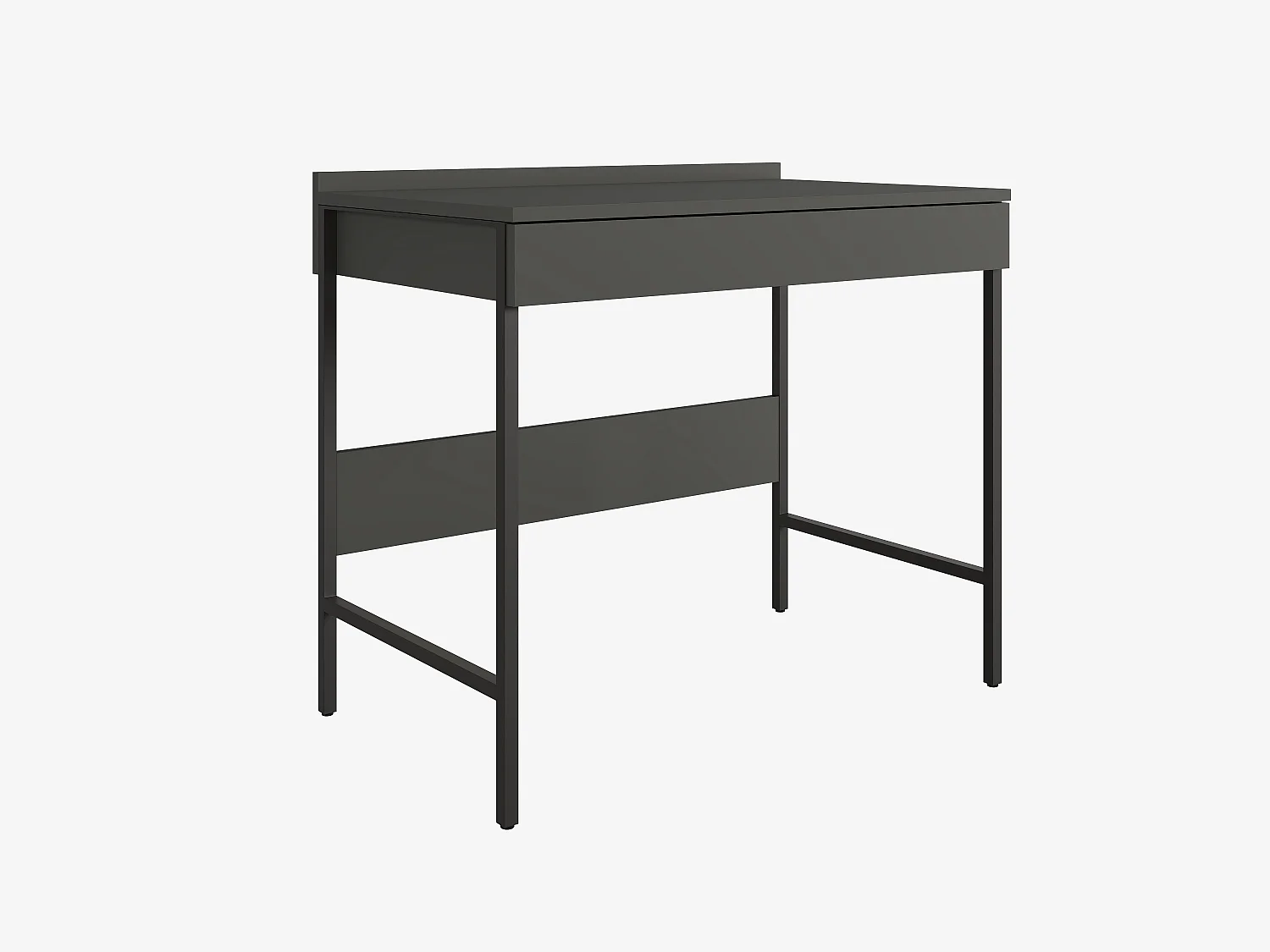 Secretária PORTO 90/120 x 55 – Estilo loft moderno com gaveta – Pernas metálicas – Carvalho Artisan, Cashmere ou Antracite – Design minimalista sem puxadores