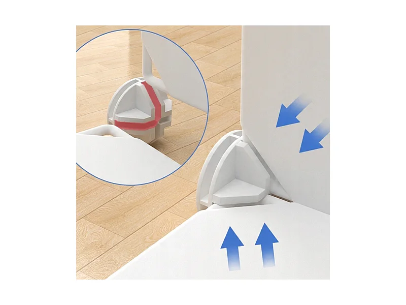 ARMOIRE BLANCHE POUR VÊTEMENTS ÉTAGÈRES ÉTAGÈRE À TOYETS POUR ENFANTS