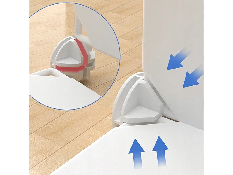 ARMOIRE BLANCHE POUR VÊTEMENTS ÉTAGÈRES ÉTAGÈRE À TOYETS POUR ENFANTS