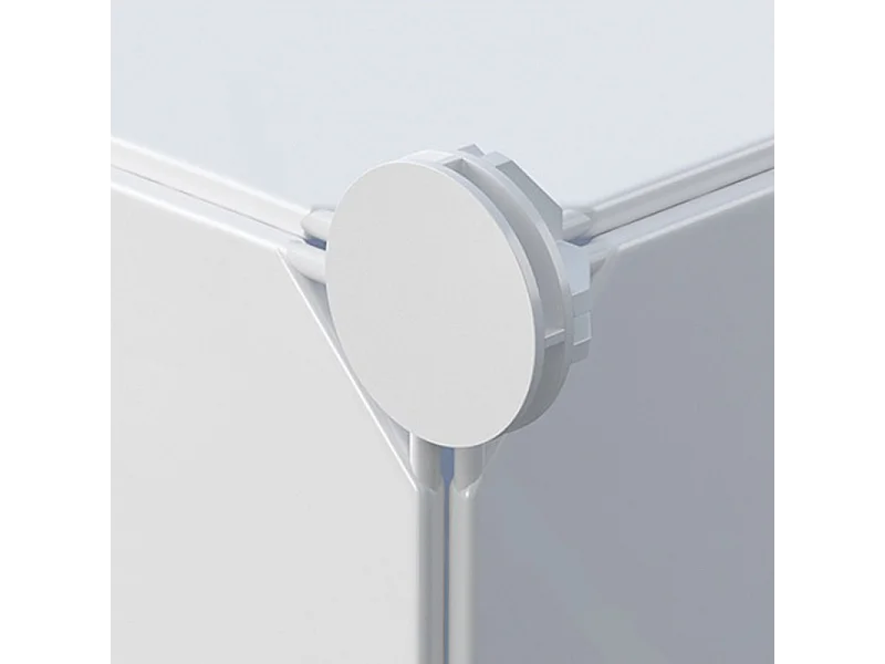 SZAFA GARDEROBA UBRANIOWA BIAŁA PÓŁKI REGAŁ SŁUPEK NA ZABAWKI DZIECIĘCA