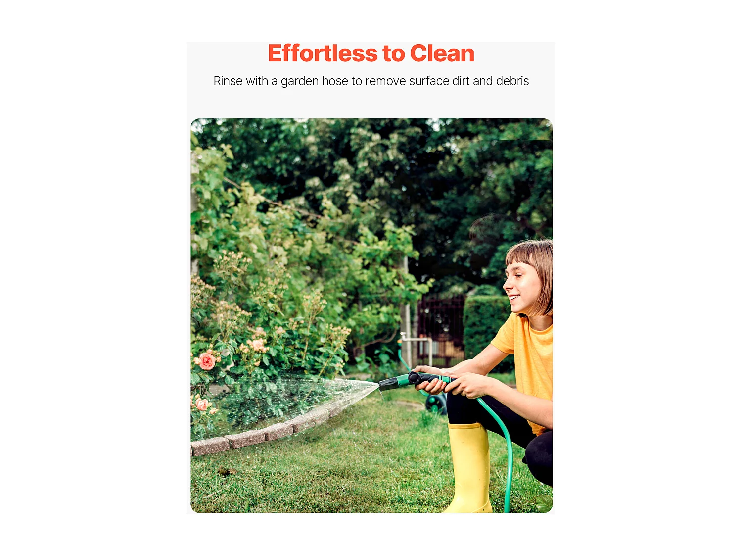 Bordures à Planter SucceBuy Bordure de Jardin Pelouse en Pierre Synthétique 1180 x 95 x 57 mm Marron