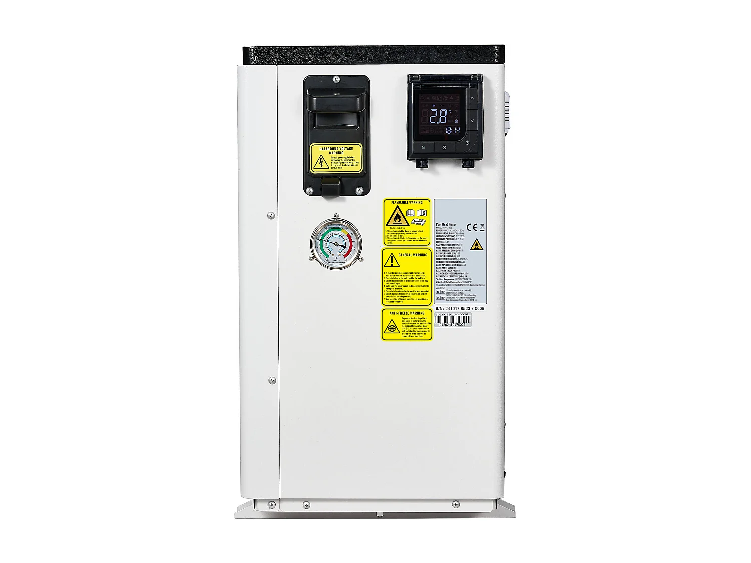 Pompe à Chaleur Électrique pour Piscine SucceBuy Économie d'Énergie Fréquence Variable 3,22 - 15,25 kW