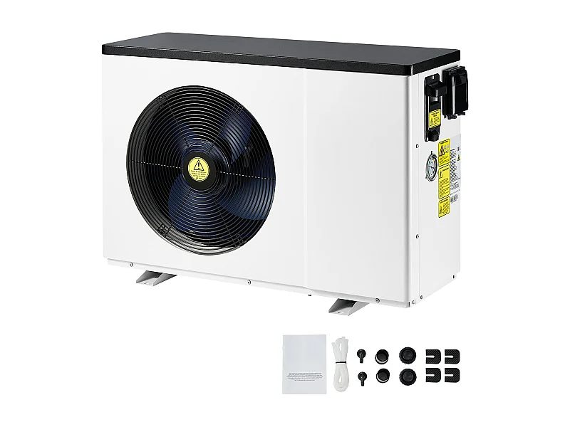 Bomba de Calor Eléctrica para Piscina SucceBuy 2,51 - 11,38 kW con Frecuencia Variable y Ahorro de Energía