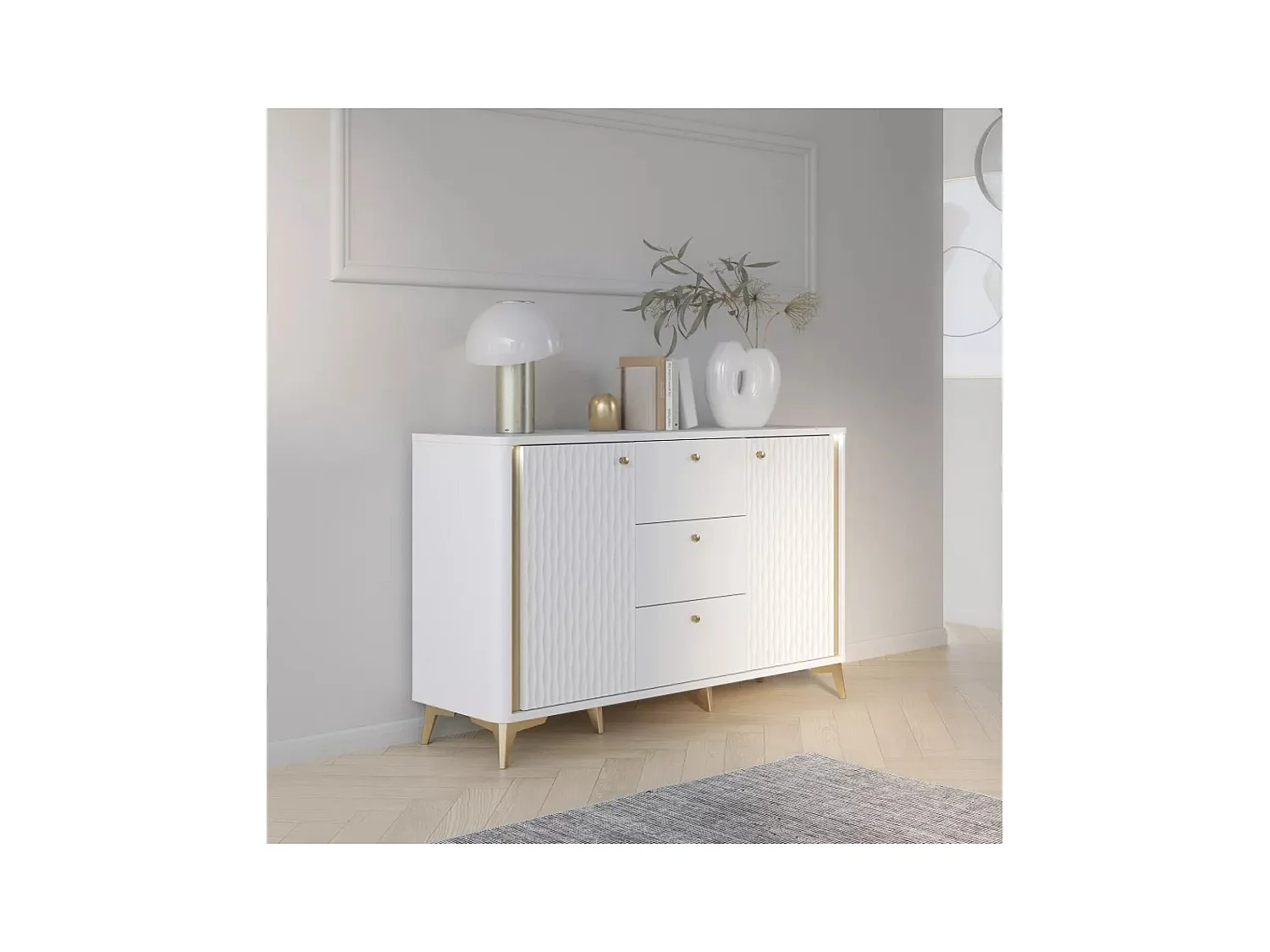 Madia Forest Lux/Cassetti/bianco