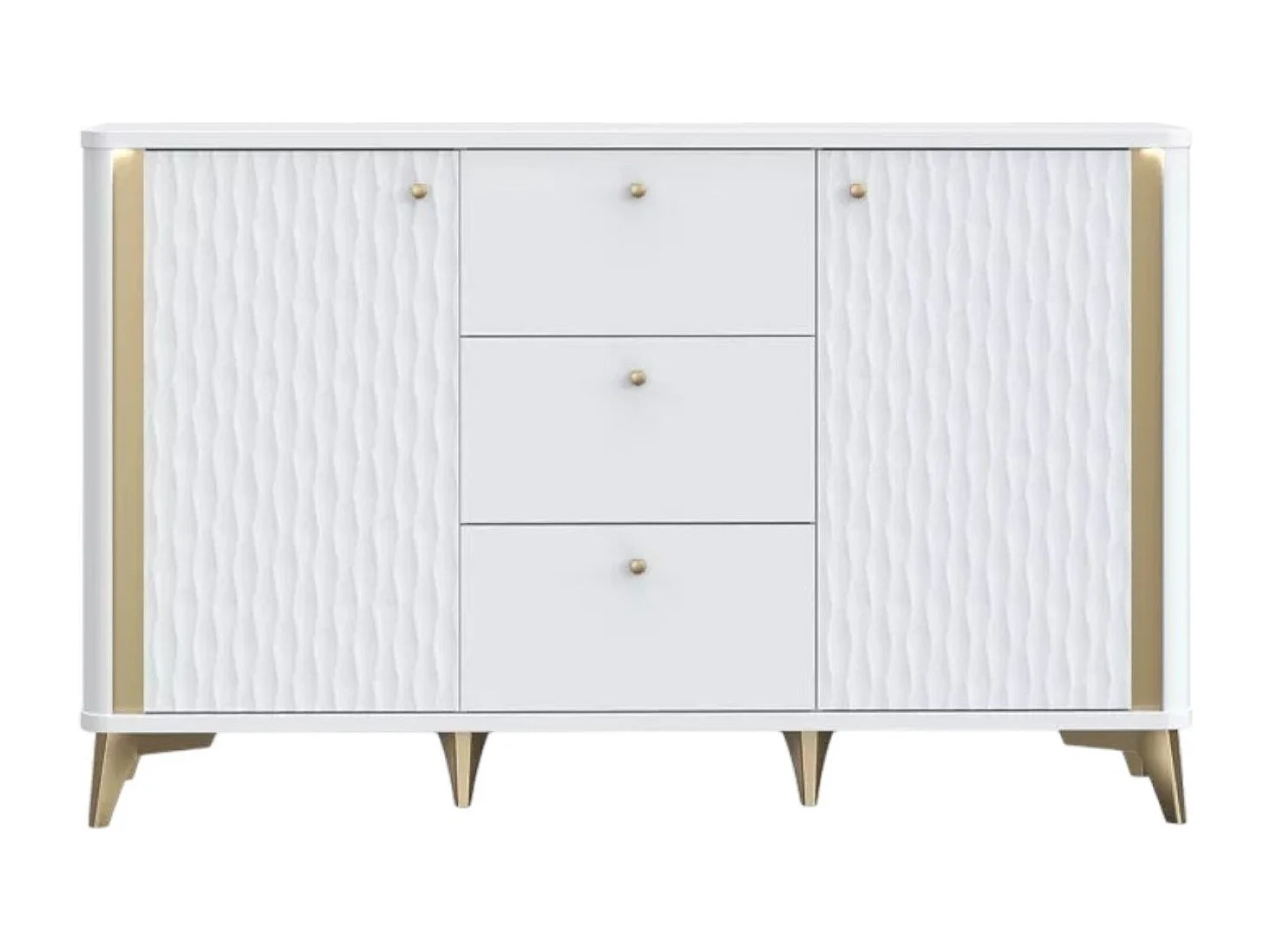 Buffet Forest Lux/Tiroirs/blanc