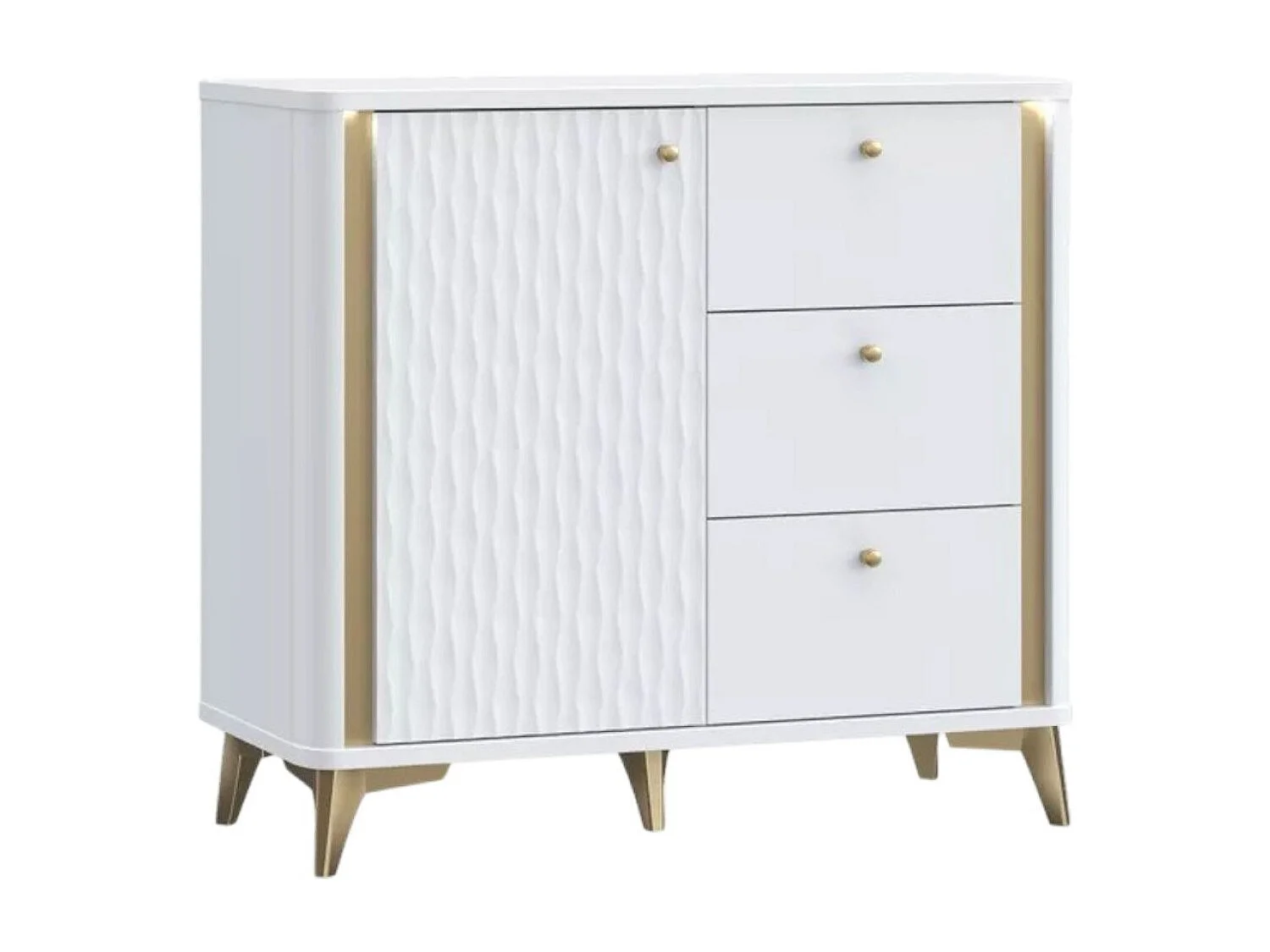 Buffet Forest/Tiroirs /blanc