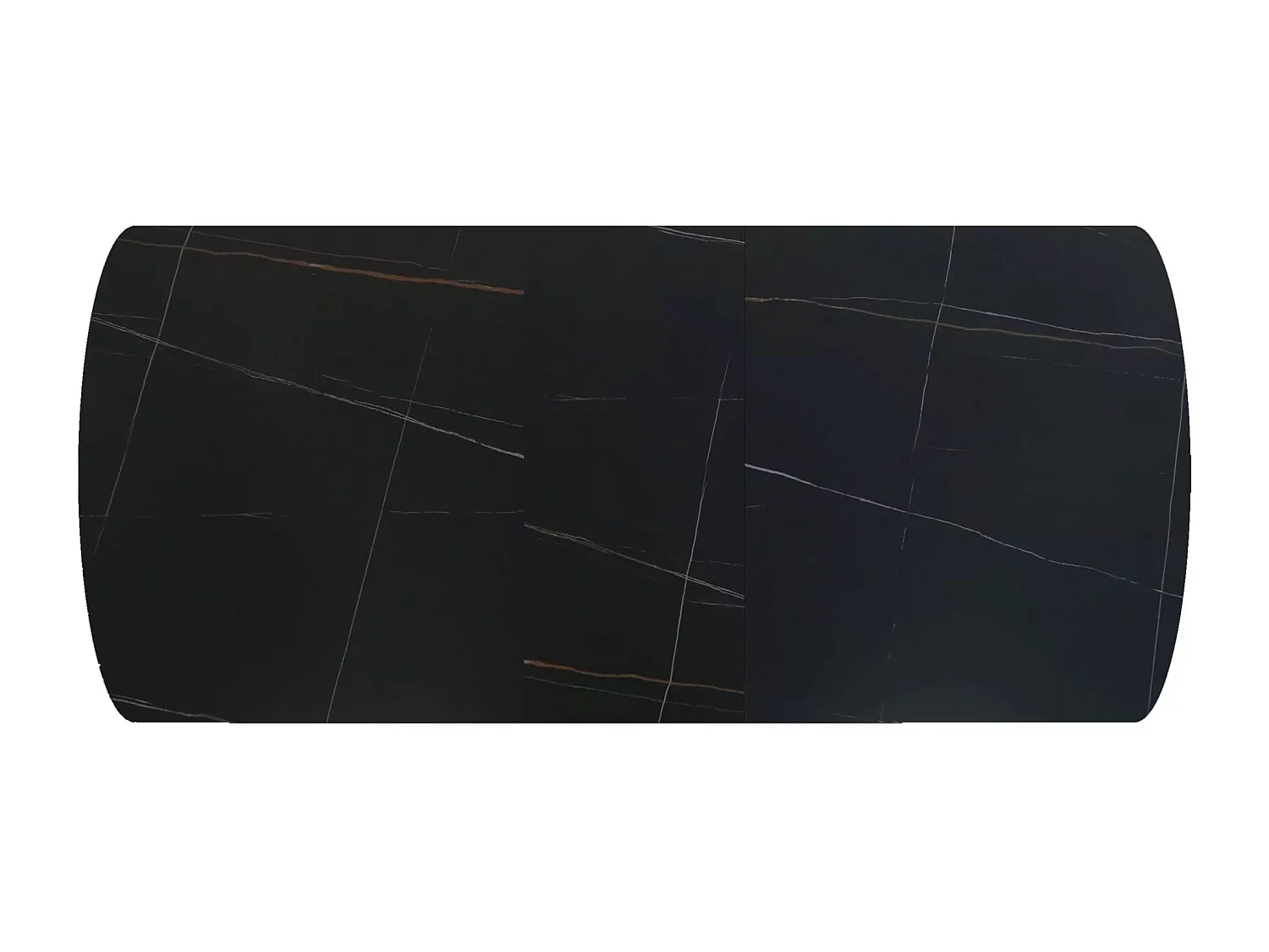 Esstisch Vector (90x160-200)/Erweiterbar/Keramik/Schwarz