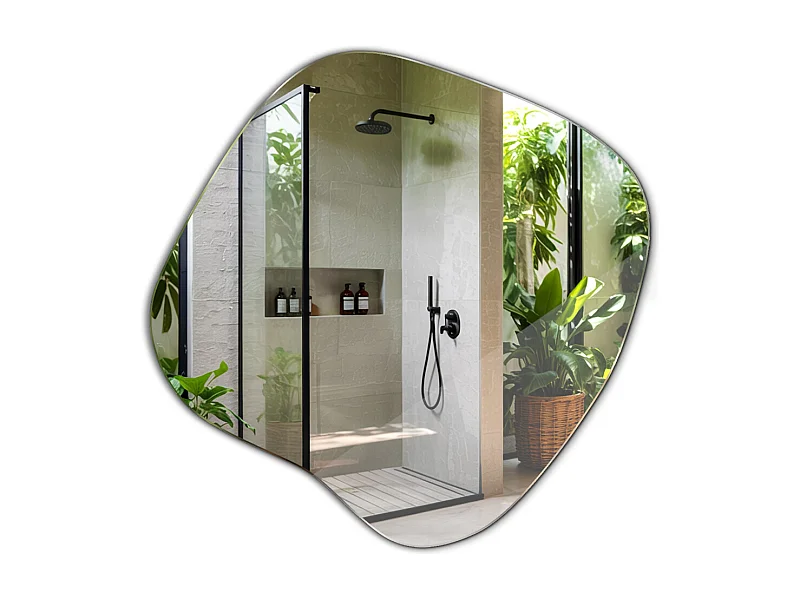 Miroir décoratif irrégulier - 48,3x47,9 - Tulup - Un miroir en forme de tache