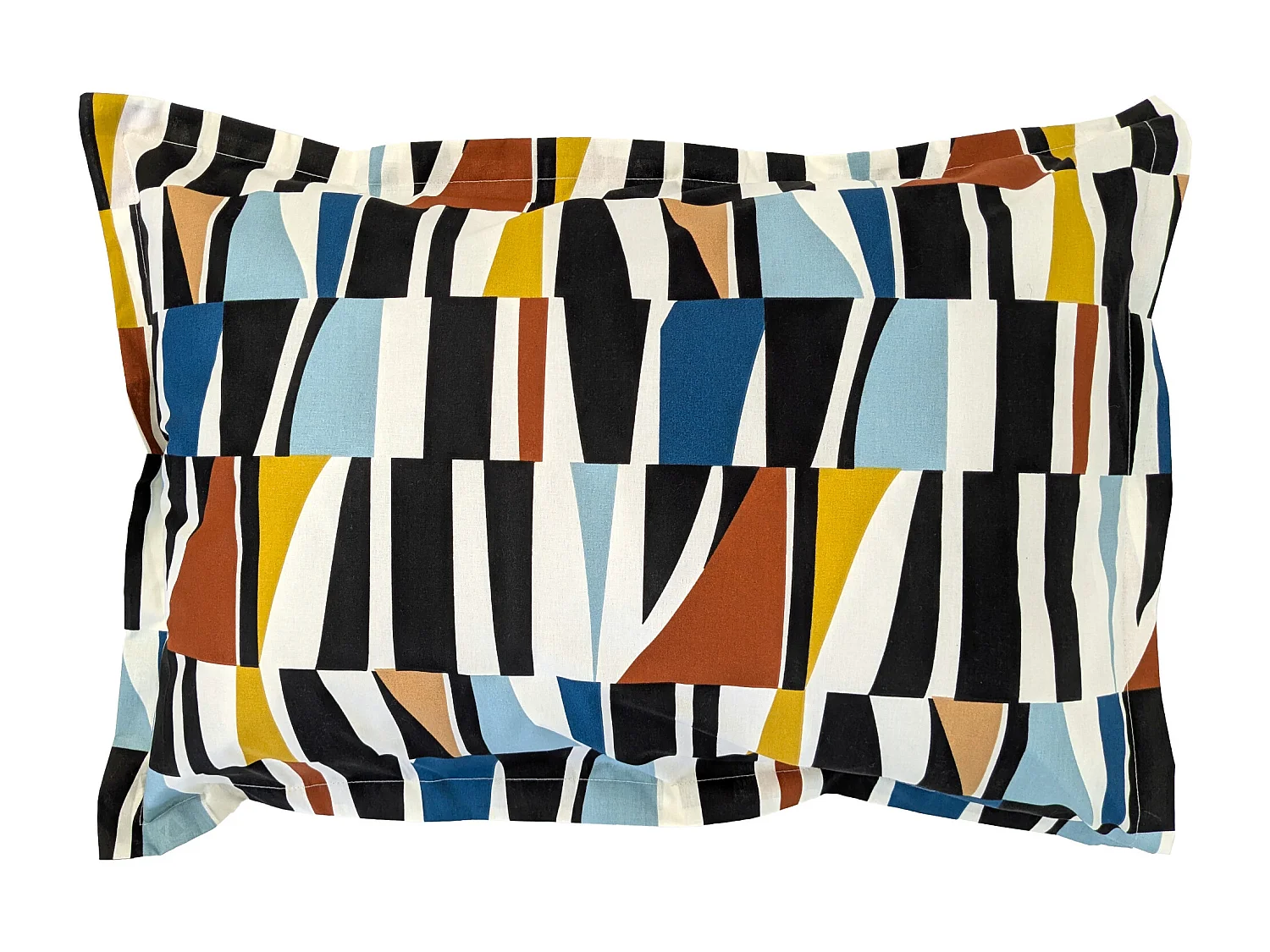 Parure de lit 300x240 cm 50x70 cm pur coton PIETRO multicolore 3 pièces