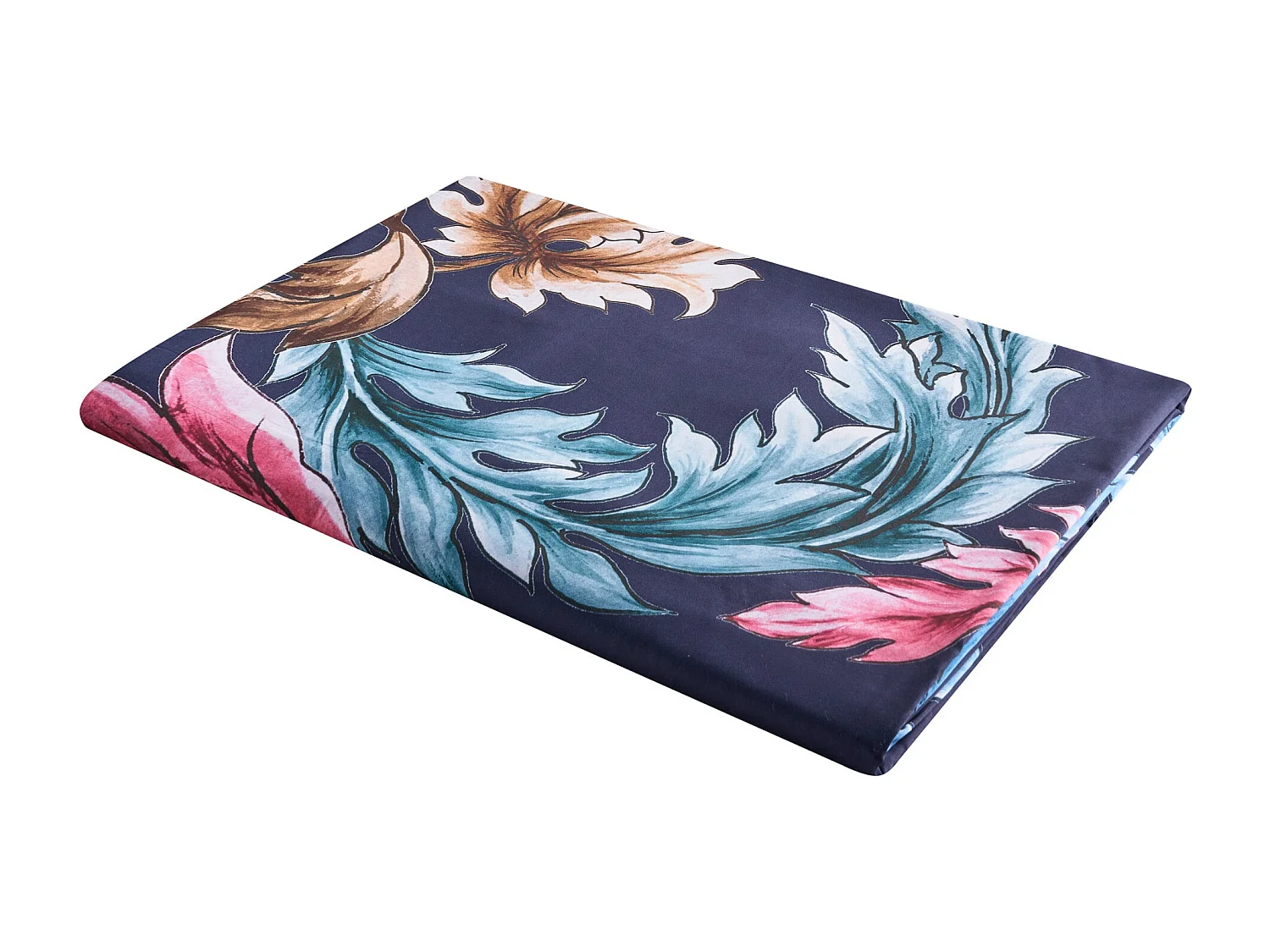 Telo copritutto in percalle di cotone con fantasia (270x270cm)