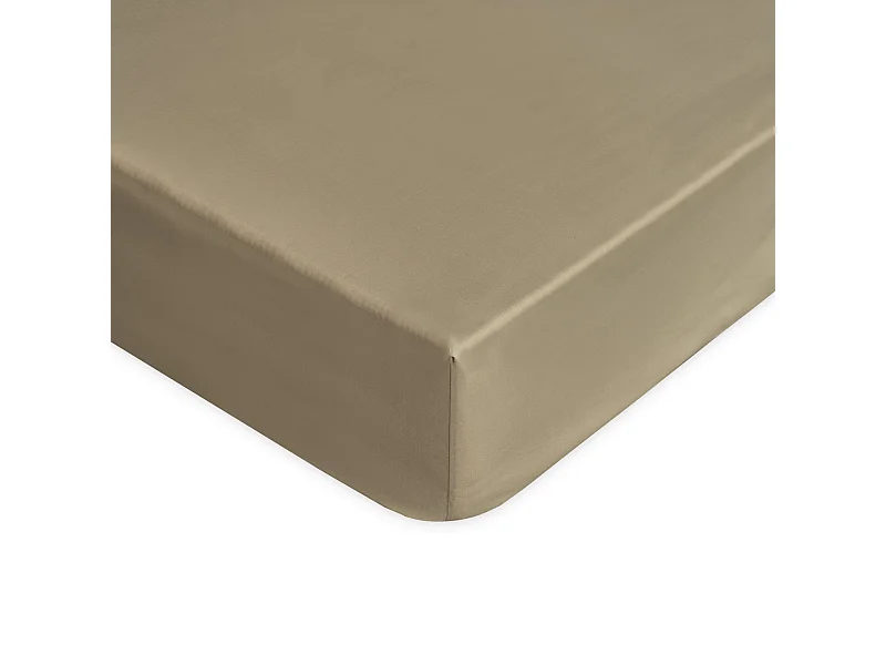 Lenzuolo sotto con angoli in raso di cotone prisma (120x200cm)