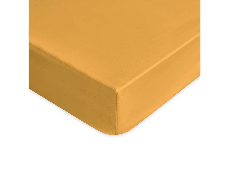 Lenzuolo sotto con angoli in puro cotone seitan (180x200cm)