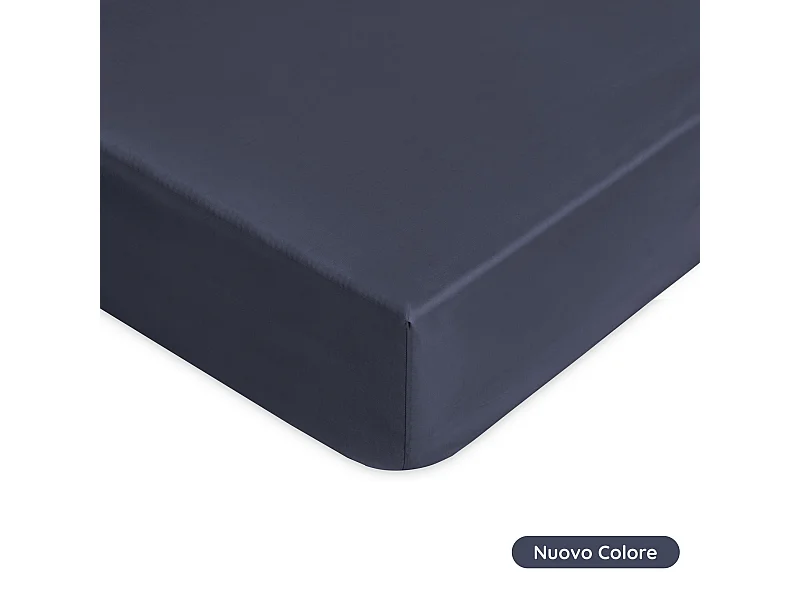 Lenzuolo sotto con angoli in puro cotone crepaccio (140x200cm)