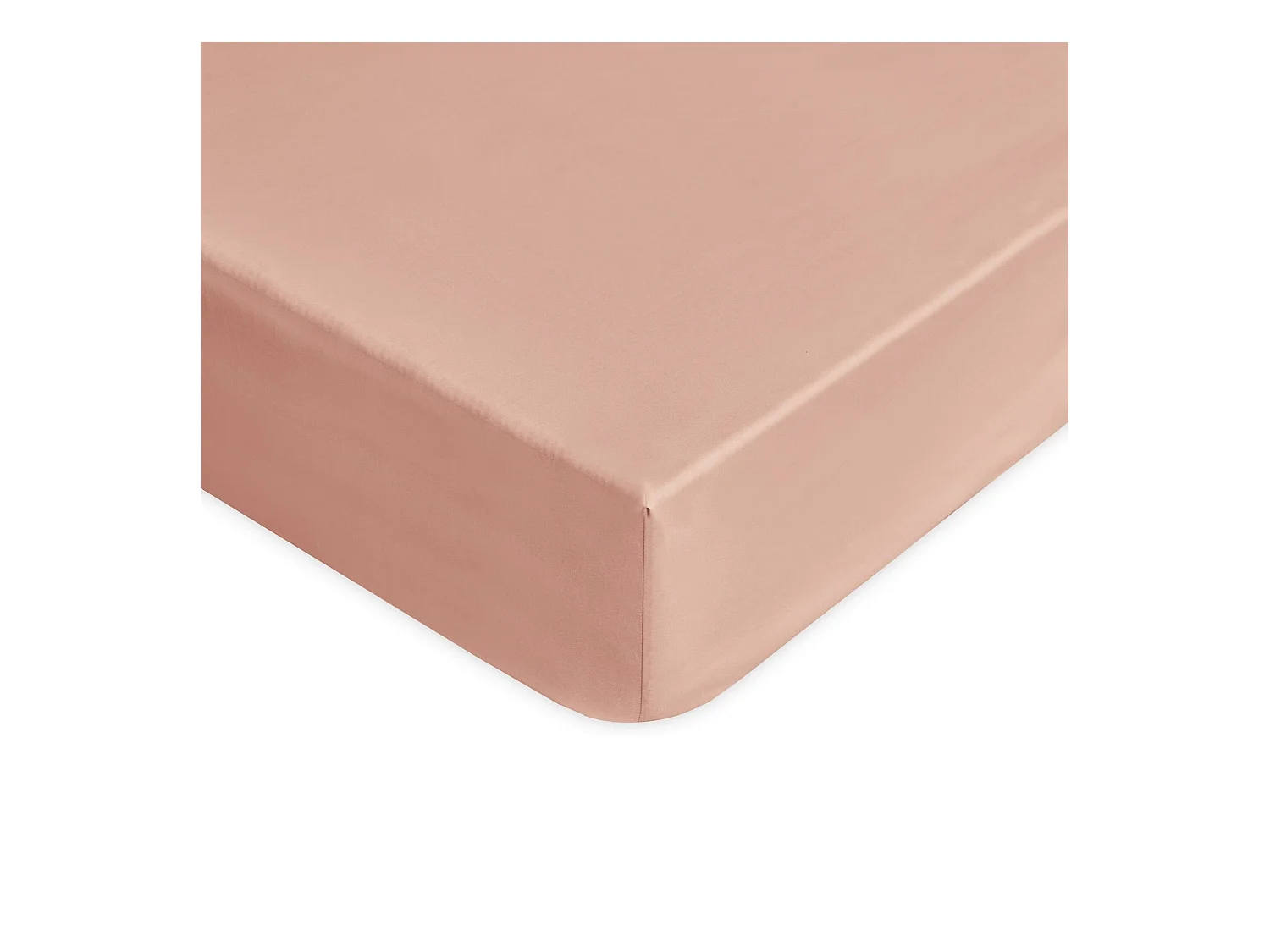 Lenzuolo sotto con angoli in raso di cotone margot (140x200cm)
