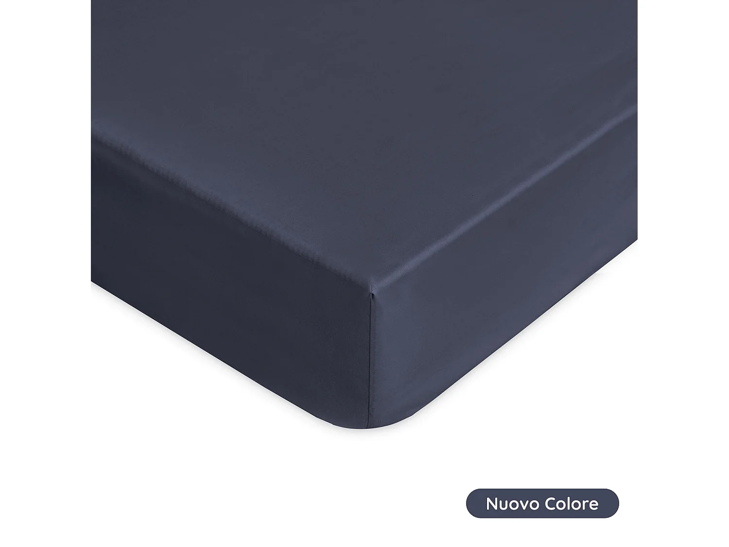 Lenzuolo sotto con angoli in puro cotone crepaccio (120x200cm)