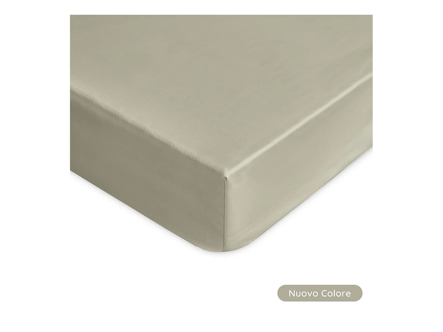 Lenzuolo sotto con angoli in puro cotone dolomia (120x200cm)
