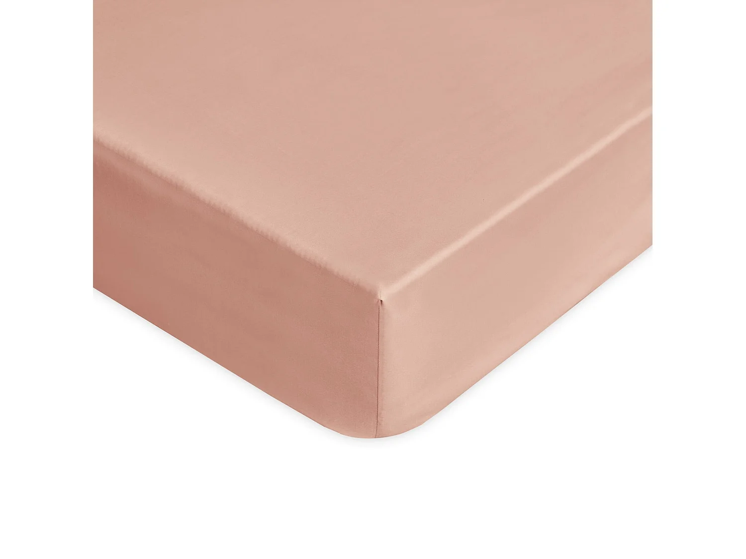 Lenzuolo sotto con angoli in raso di cotone margot (90x200cm)