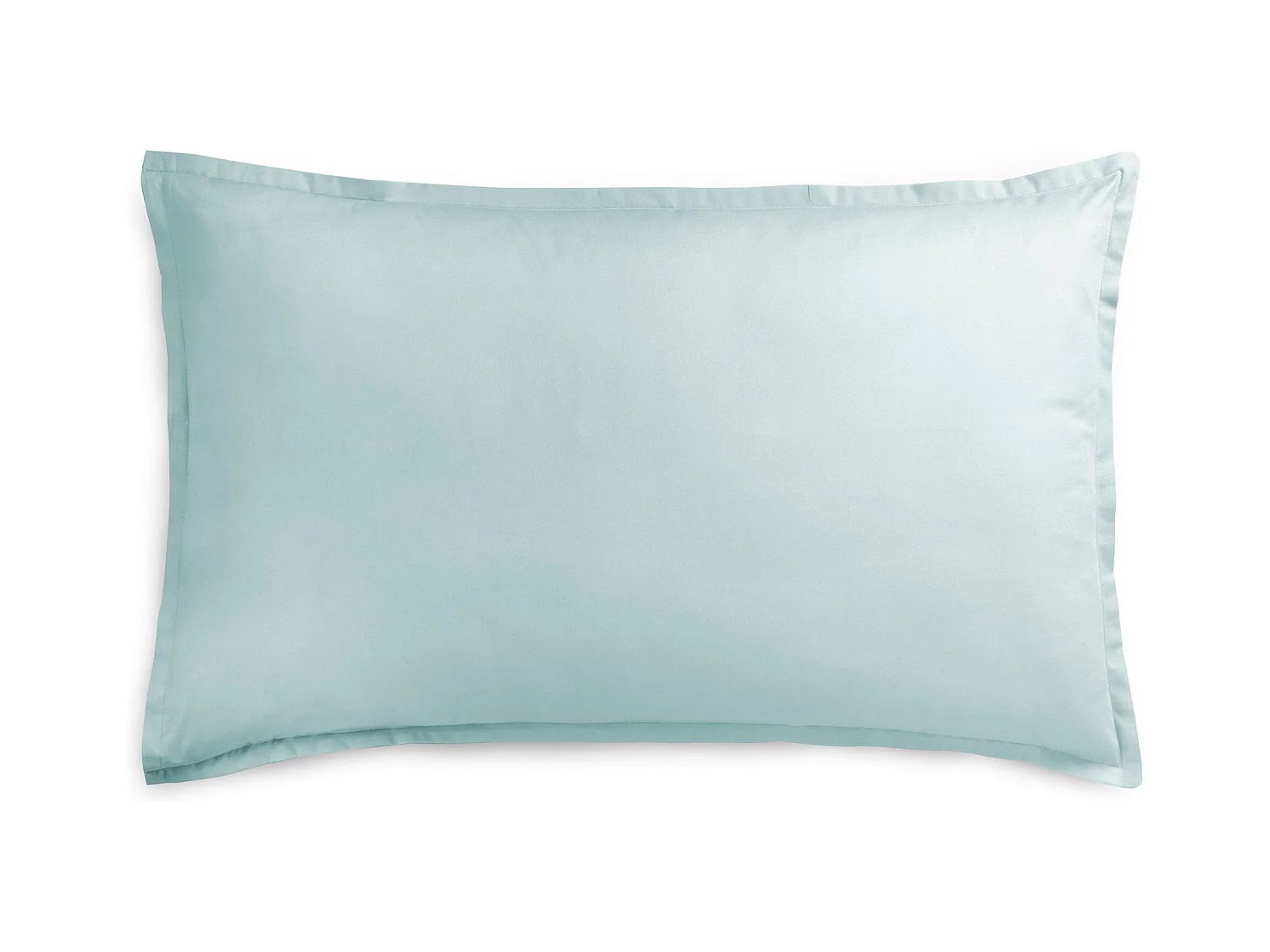 Federa in percalle di cotone tinta unita azzurro chiaro (50x80cm)