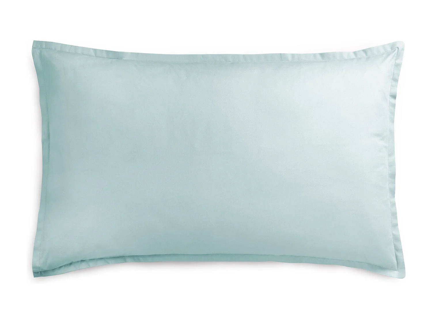 Federa in percalle di cotone tinta unita azzurro chiaro (50x80cm)