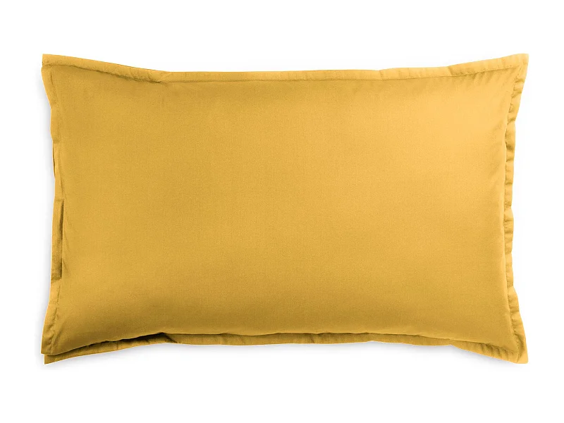 Federa in percalle di cotone tinta unita seitan (50x80cm)