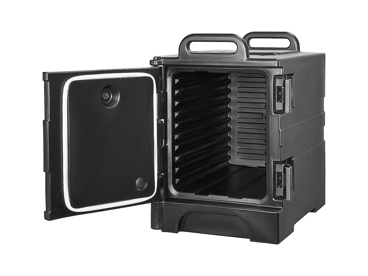 Boîte de Transport Isolé SucceBuy, Porte-Bac à Nourriture 77 L, pour Restauration, Restaurant, Cantine