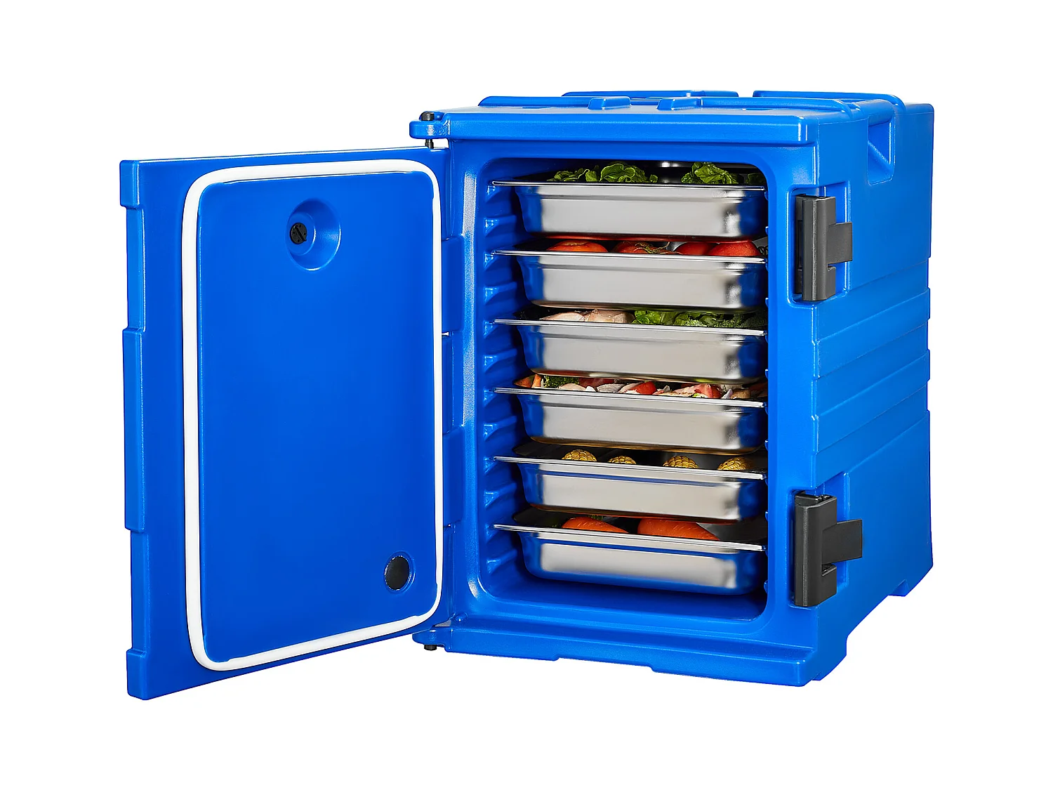 Boîte de Transport Isolé SucceBuy, Bacs à Nourriture Isolés, Empilable, pour la Restauration, 90 L