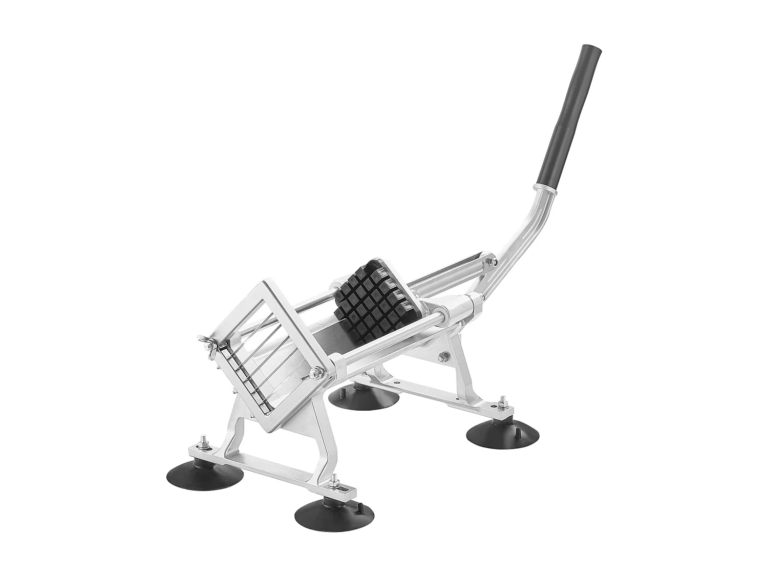 Trancheuse Manuelle SucceBuy 6,35 mm/9,5 mm/12,7 mm, Coupe-Légumes en Acier Inoxydable et Alu