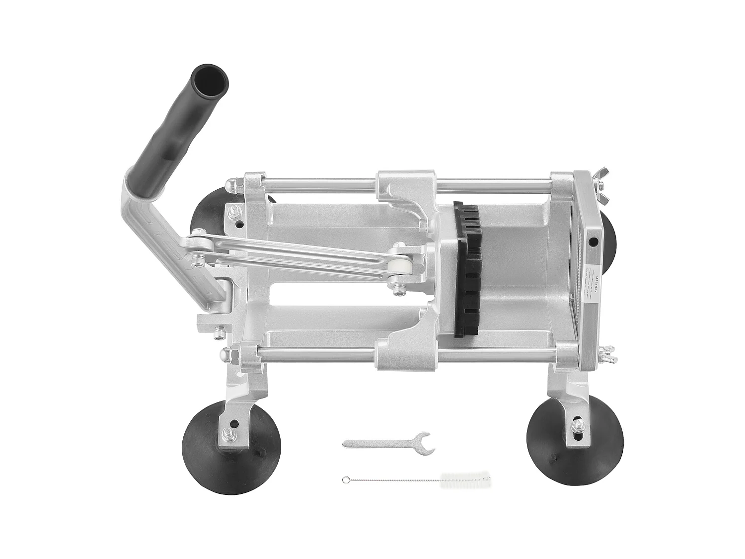 Trancheuse Manuelle SucceBuy 12,7 mm, Coupe-Légumes Commercial en Acier Inoxydable et Alliage d'Aluminium