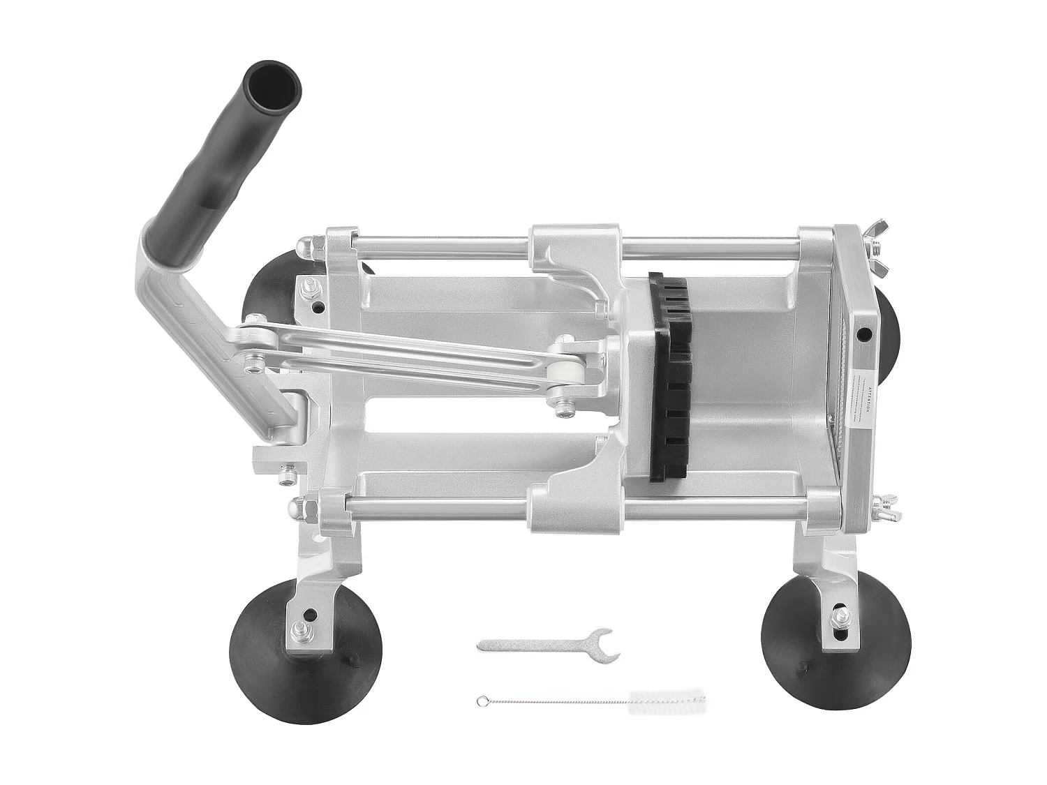 Trancheuse Manuelle SucceBuy 12,7 mm, Coupe-Légumes Commercial en Acier Inoxydable et Alliage d'Aluminium