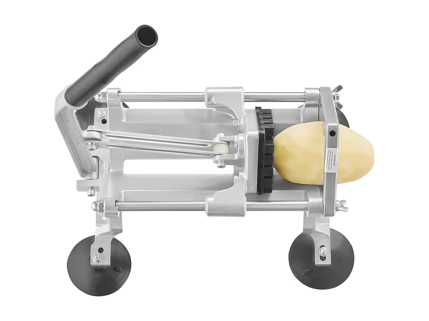 Trancheuse Manuelle SucceBuy 12,7 mm, Coupe-Légumes Commercial en Acier Inoxydable et Alliage d'Aluminium