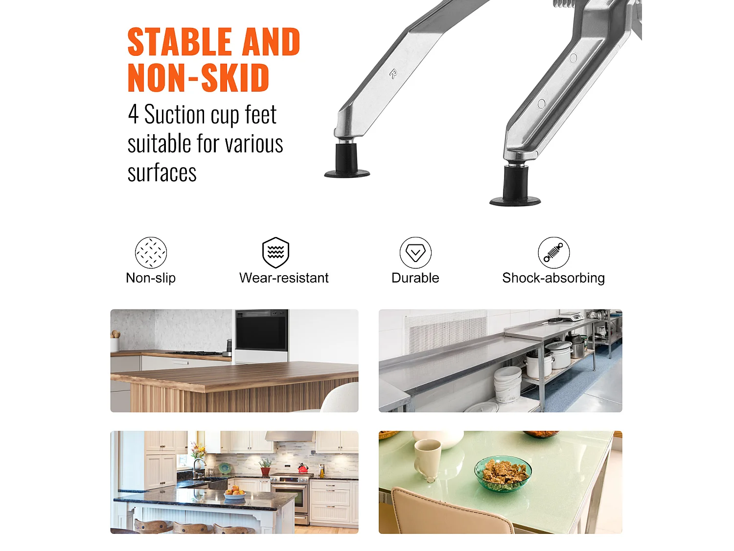 Trancheuse Manuelle SucceBuy 6,35 mm/12,7 mm, Coupe-Tomates, Acier Inoxydable et Alliage d'Aluminium