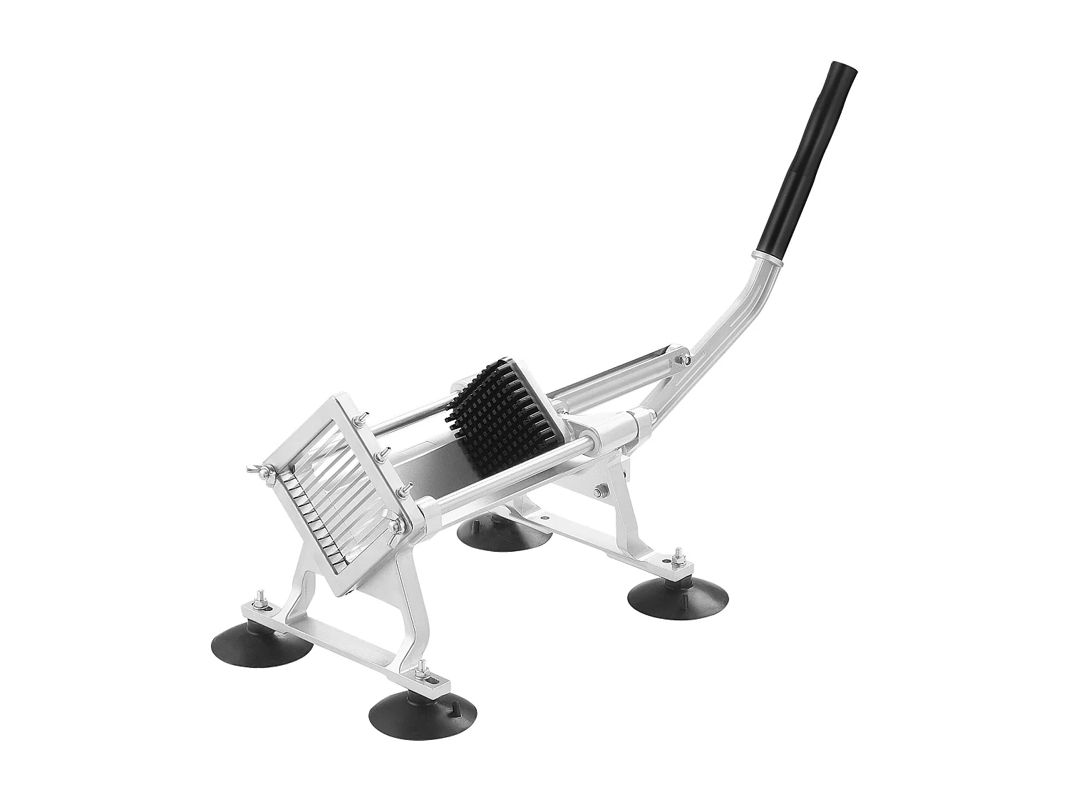 Trancheuse Manuelle SucceBuy 6,35 mm, Coupe-Légumes Commercial, Acier Inoxydable et Alliage d'Aluminium