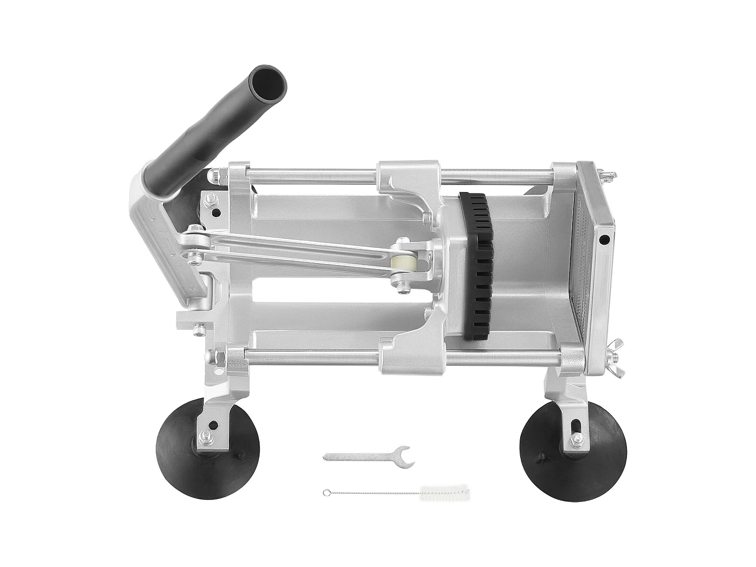 Trancheuse Manuelle SucceBuy 9,5 mm, Coupe-Frites Commerciale en Acier Inoxydable et Alliage d'Aluminium