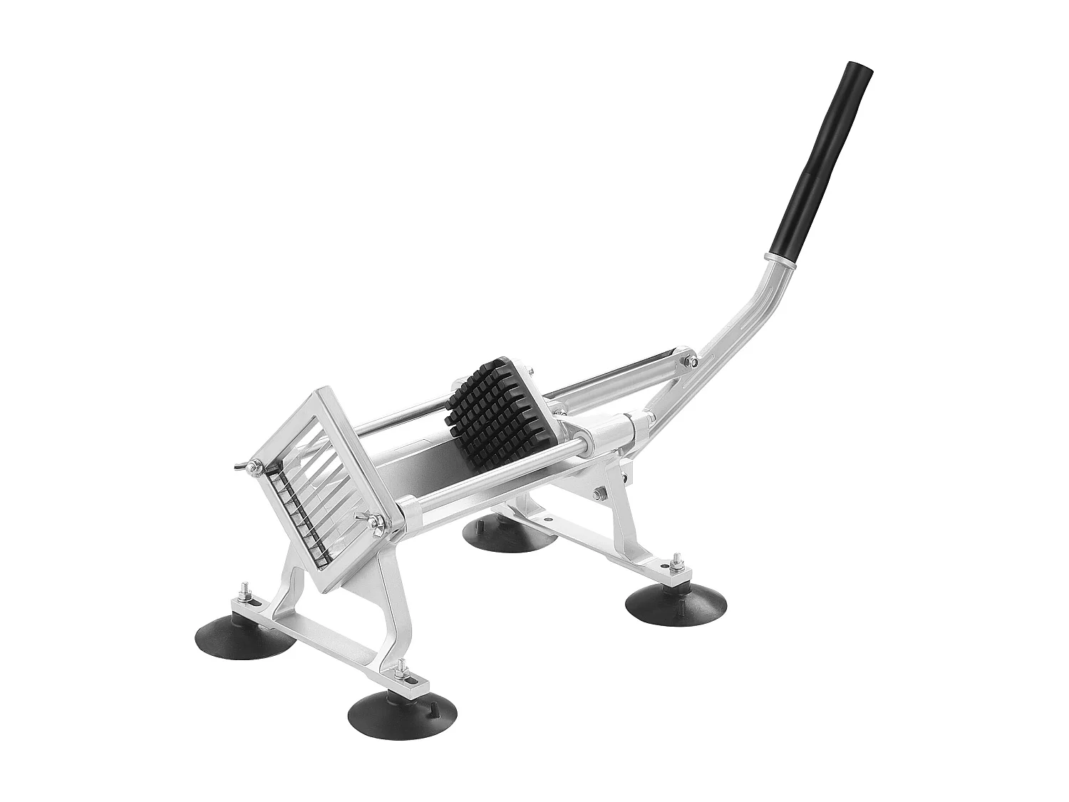 Trancheuse Manuelle SucceBuy 9,5 mm, Coupe-Frites Commerciale en Acier Inoxydable et Alliage d'Aluminium