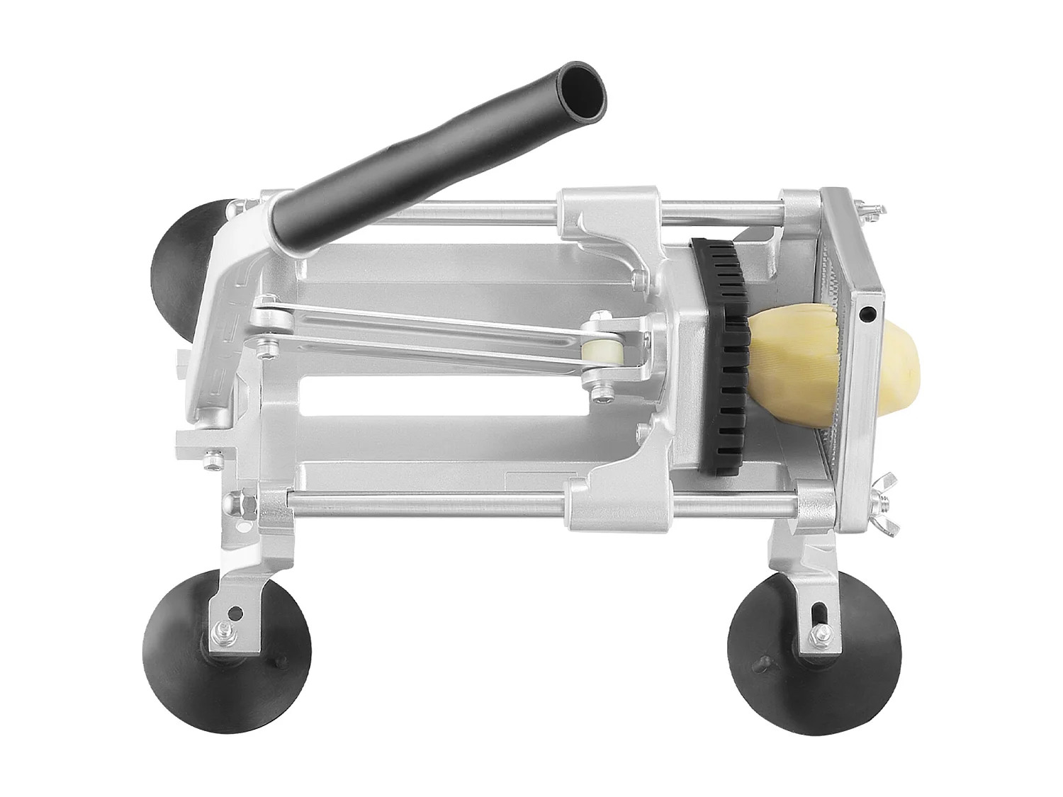 Trancheuse Manuelle SucceBuy 9,5 mm, Coupe-Frites Commerciale en Acier Inoxydable et Alliage d'Aluminium