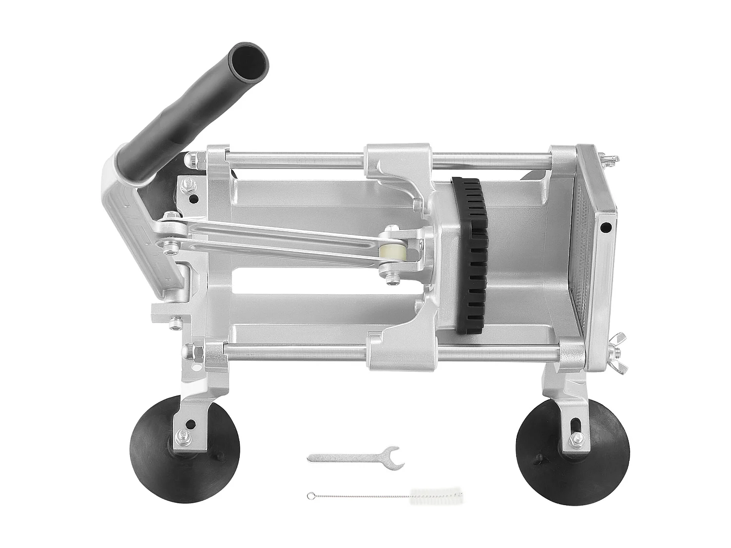 Trancheuse Manuelle SucceBuy 9,5 mm, Coupe-Frites Commerciale en Acier Inoxydable et Alliage d'Aluminium