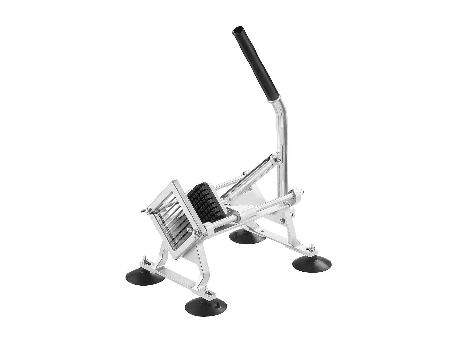 Trancheuse Manuelle SucceBuy 9,5 mm, Coupe-Frites Commerciale en Acier Inoxydable et Alliage d'Aluminium