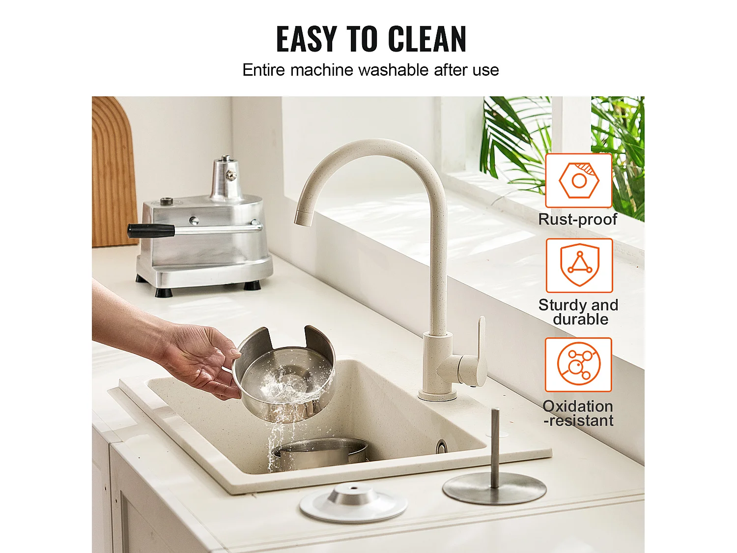 Prasa do Hamburgerów SucceBuy, 130 mm Średnicy, 110V, Stal Nierdzewna, Srebro, do Stanów na Otwartym Powietrzu, Kuchni Szkolnych, Hoteli