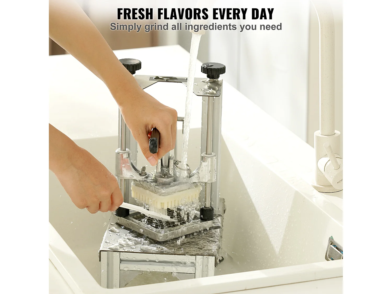 Coupe-Frites et Légumes Commercial SucceBuy avec 4 lames et Coupe-Frites